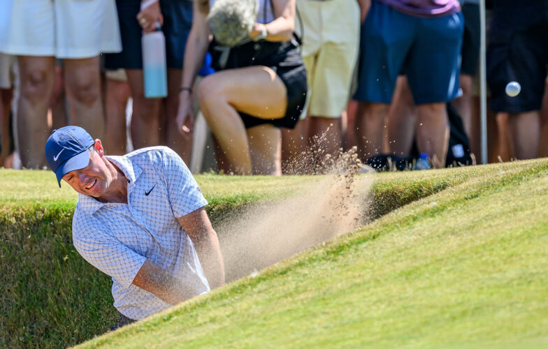 McIlroy part of 3-way tie for lead; Scheffler misses cut